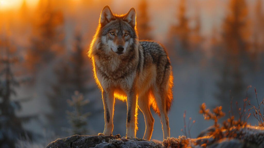 Krafttier Wolf